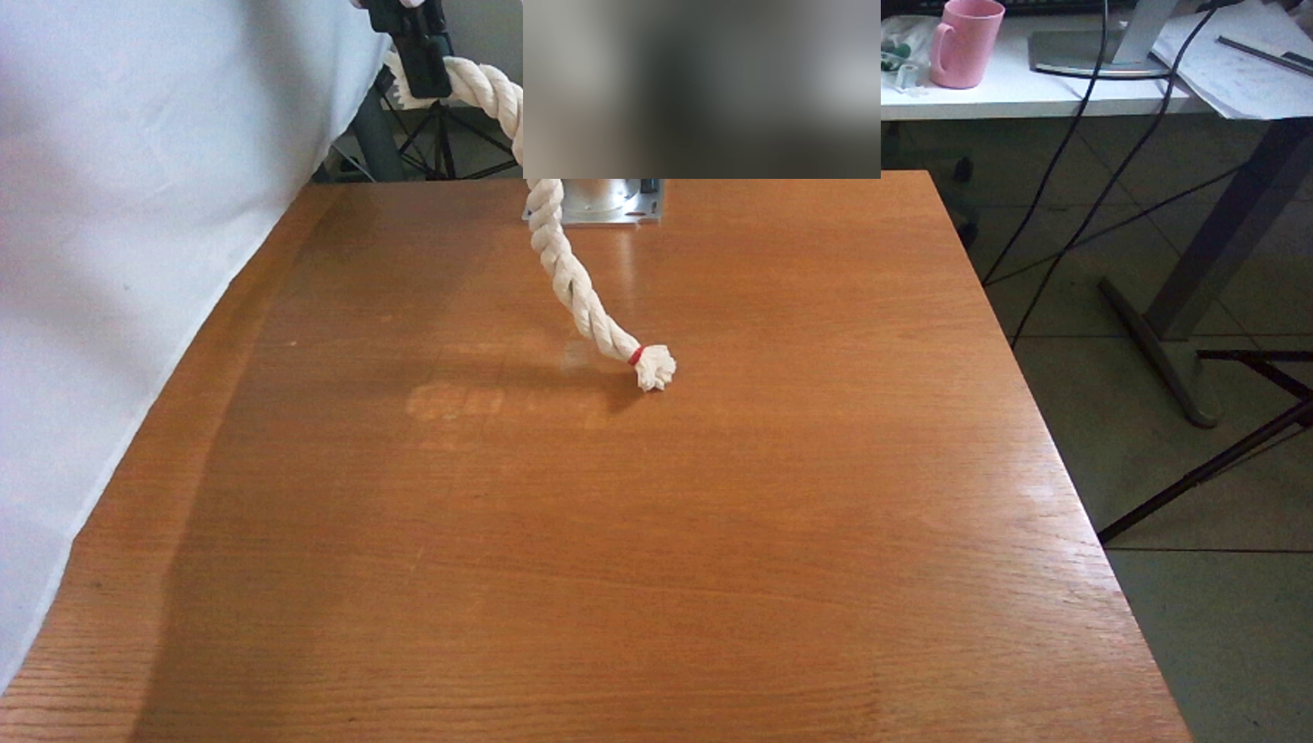 Target rope configuration for model-based motion planning.